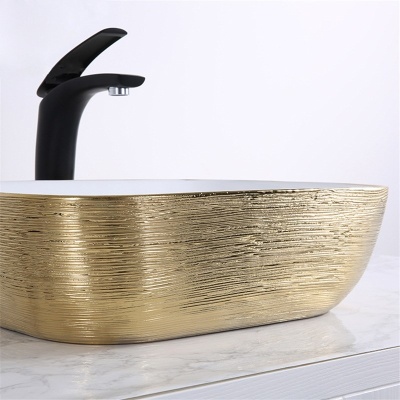 Раковина-чаша Mira 46 MR-4632LWY Белая Золото