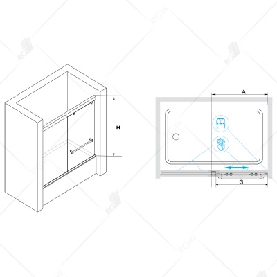 Шторка на ванну RGW Screens SC-65 180x160 профиль Хром стекло прозрачное Шторка на ванну RGW Screens SC-65 180x160 профиль Хром стекло прозрачное