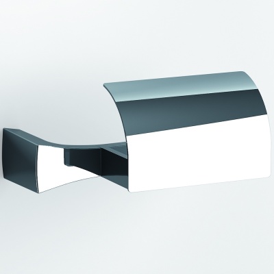 Держатель туалетной бумаги Sonia S-7 131853 с крышкой Хром