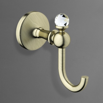 Крючок для полотенец Art&Max Antic Crystal AM-E-2686BSJ Бронза