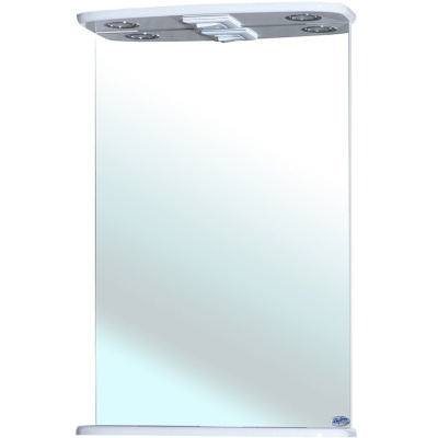 Зеркало Bellezza Магнолия 50 с подсветкой Белое