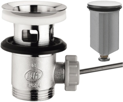 Донный клапан Clever 99127 Хром