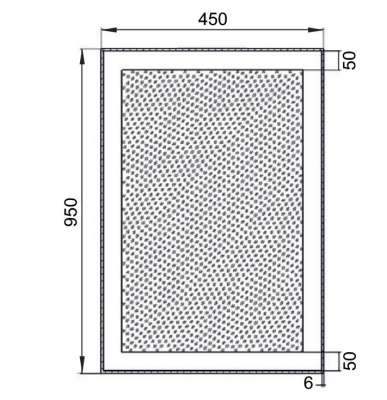 Зеркало Aquanet Алассио 45 196631 с подсветкой с инфракрасным управлением