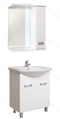 Тумба с раковиной Onika Балтика 65.10 К Белый