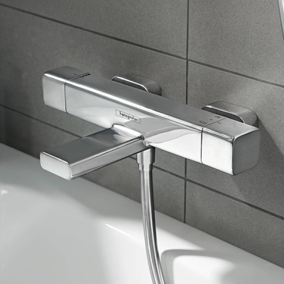 Смеситель для ванны Hansgrohe Ecostat E 15774000 с термостатом Хром