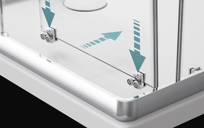 Душевой уголок Radaway Premium Plus C 1900 100x100 профиль Хром стекло прозрачное