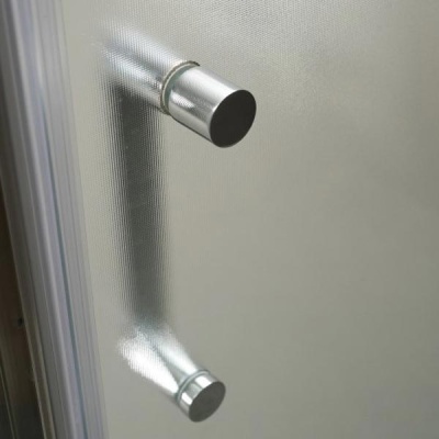Душевая дверь BelBagno Uno 135x185 профиль Хром стекло рифленое