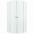 Душевой уголок Damixa Origin Evo 90х90 82G-301-090WT профиль Белый стекло прозрачное