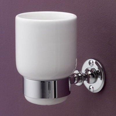 Стакан Devon&Devon First class DD33070CR Белый/хром