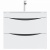 Тумба с раковиной Iddis Cloud 60 подвесная Белая