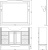Комплект мебели для ванной ValenHouse Эллина 120 EK120_СБ Слоновая кость ручки Бронза