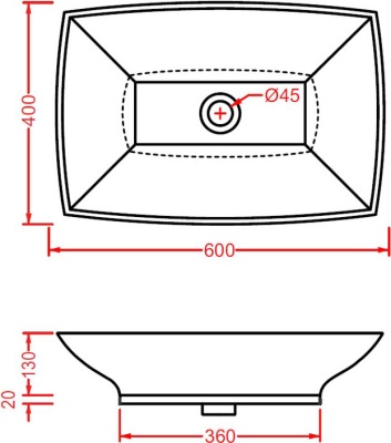 Раковина Artceram Jazz 60 JZL002 01 00 Белая