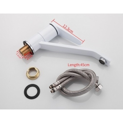 Смеситель для кухни Frap F4945 Хром Белый