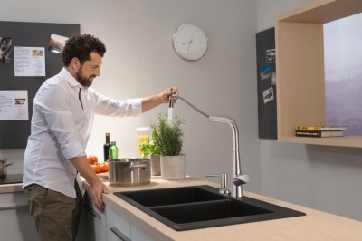 Смеситель для кухни Hansgrohe Talis Select M51 73867000 Хром