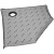 Душевая плита Radaway RadаDrain 99x99 пятиугольная с решеткой