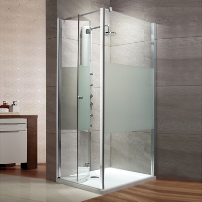 Душевой уголок Radaway Eos KDJ-B 80x80 L профиль Хром стекло прозрачное