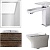 Комплект мебели для ванной BelBagno SET BB N1 Kraft 60 подвесной Pino Pasadena