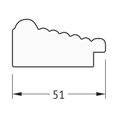 Зеркало Evoform Definite 49х39 Алебастр