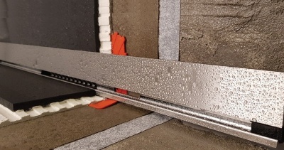 Душевой лоток Berges Wasserhaus Wall 1000 090057 с решеткой Матовый хром