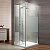 Душевой уголок Radaway Eos KDJ-B 80x80 L профиль Хром стекло прозрачное