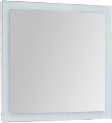 Зеркало Dreja Kvadro 80х85 77.9012W с подсветкой Белое