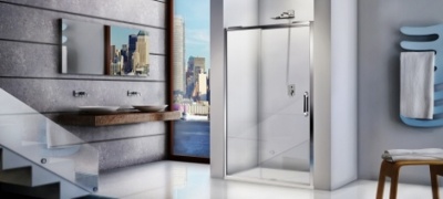 Душевая дверь в нишу WeltWasser WW900 S2 120 10000001719 профиль Хром стекло прозрачное