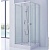 Душевая кабина SSWW W0915 90x90 профиль Белый матовый задние стенки прозрачные