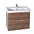 Тумба под раковину АСБ-мебель Анкона 60 9755 подвесная Дуб