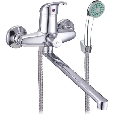 Смеситель для ванны Zerix LUN7 048 ZX0240 универсальный Хром