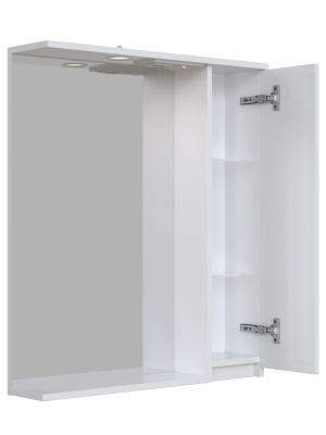 Зеркало со шкафом San Star Palermo 70 198.1-2.5.1. с подсветкой Белое