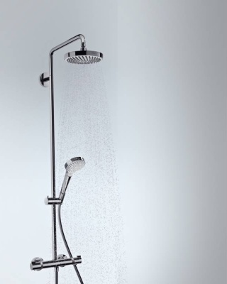 Душевая система Hansgrohe Croma Select S 27253400 с термостатом Хром Белая