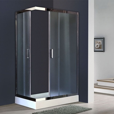 Душевой уголок Royal Bath HP 120х80 RB8120HP-C-CH-R с поддоном профиль Хром стекло матовое