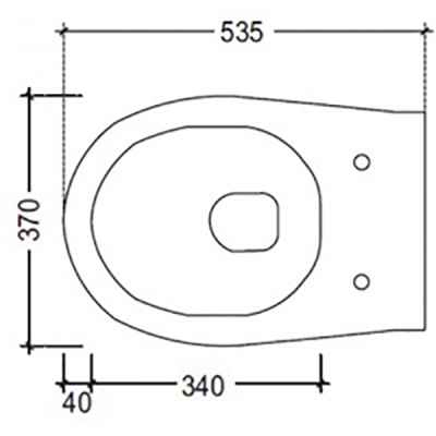 Унитаз Jaquar Continental CNS-WHT-961S подвесной с сиденьем Микролифт