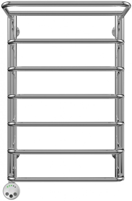 Электрический полотенцесушитель Terminus Полка П7 450x696 4660059921075 с полкой Хром