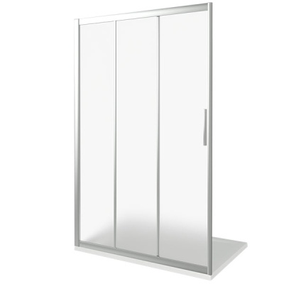 Душевая дверь в нишу Good Door Orion WTW-100 100 профиль Хром стекло прозрачное