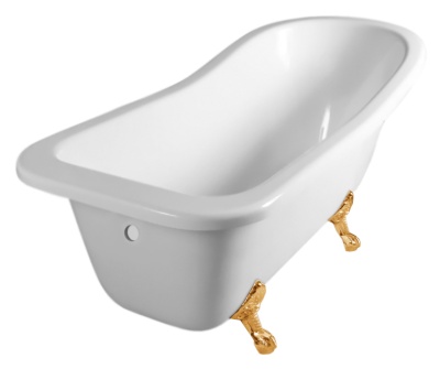 Ванна из искусственного камня Эстет Царская 170x73 Белая