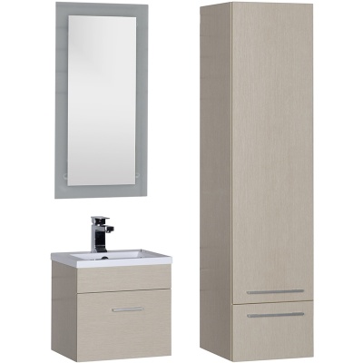 Тумба под раковину Aquanet Нота 50 159092 подвесная Светлый дуб