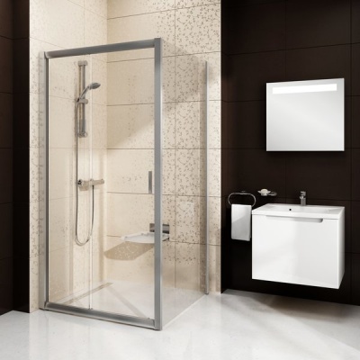 Стенка для душевого уголка Ravak Blix BLPS-100 блестящая+транспарент