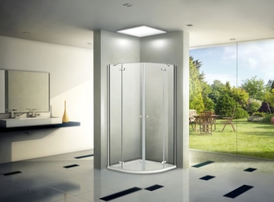 Душевой уголок WeltWasser WW200 R22 90x90 10000002935 профиль Хром стекло прозрачное