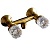 Смеситель для душа Boheme Crystal 314-CRST Бронза