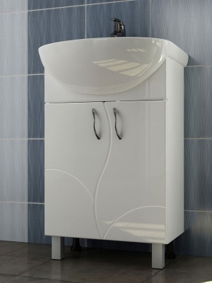 Тумба под раковину Vigo Alessandro 55 Белая