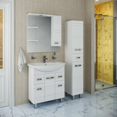 Мебель для ванной Runo Турин 85 Белая