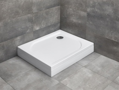 Акриловый поддон для душа Radaway Delos D 80x75x13,5 R Белый