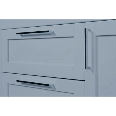 Комплект мебели для ванной ValenHouse Эйвори 105 AVК105С Серый ручки Хром