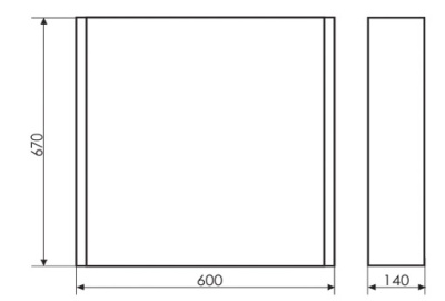 Зеркальный шкаф Comforty Тулуза 60 3121350 Сосна лоредо