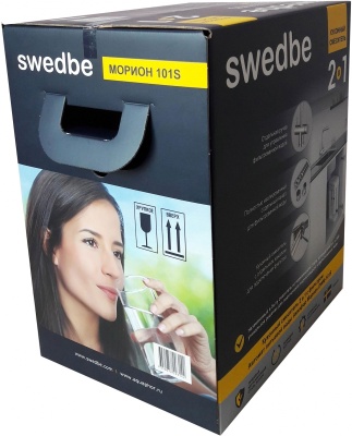 Смеситель для кухни Swedbe Selene Plus K8144M с фильтром Нержавеющая сталь