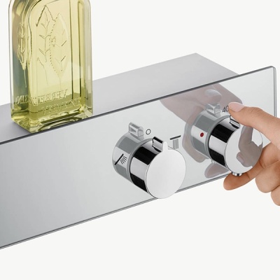 Смеситель для душа Hansgrohe ShowerTablet 13108000 с термостатом Хром