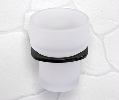 Стакан WasserKRAFT Glan K-5128 Черный глянцевый