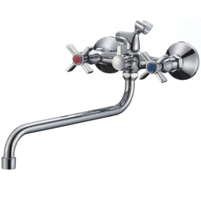 Смеситель для ванны Ростовская Мануфактура Сантехники SL118-140 универсальный Хром