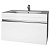 Тумба под раковину Dreja Grace 70 99.0910 подвесная Белый глянец